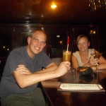 Bar on boat at Halong bay